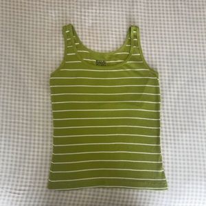 Green Striped Tank